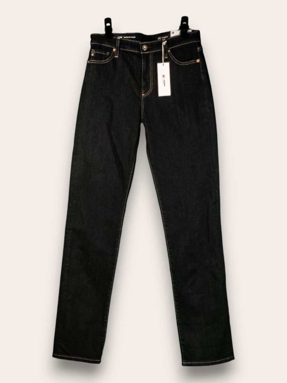 AG Adriano Goldschmied Mari Extended Mid-Rise Slim Straight 28 NWT